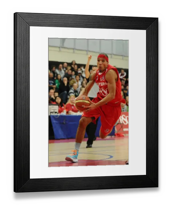 Framed Print : Intense Rivalry: Flyers vs Giants Basketball Showdown Framed Print : Intense Rivalry: Flyers vs Giants Basketball Showdown