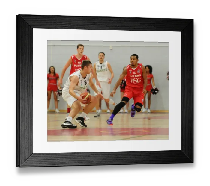 Framed Print : Intense Basketball: Dwayne Lautier-Ogunleye Blocks Manchester Giants Ball Framed Print : Intense Basketball: Dwayne Lautier-Ogunleye Blocks Manchester Giants Ball