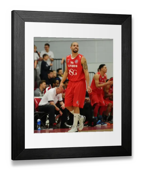 Framed Print : Fierce Rivalry: Bristol Flyers vs Manchester Giants Basketball Showdown at SGS Wise Campus Framed Print : Fierce Rivalry: Bristol Flyers vs Manchester Giants Basketball Showdown at SGS Wise Campus