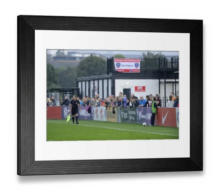Framed Print : Bristol City FC: FA WSL Clash Against Arsenal Ladies - The Excited Crowd