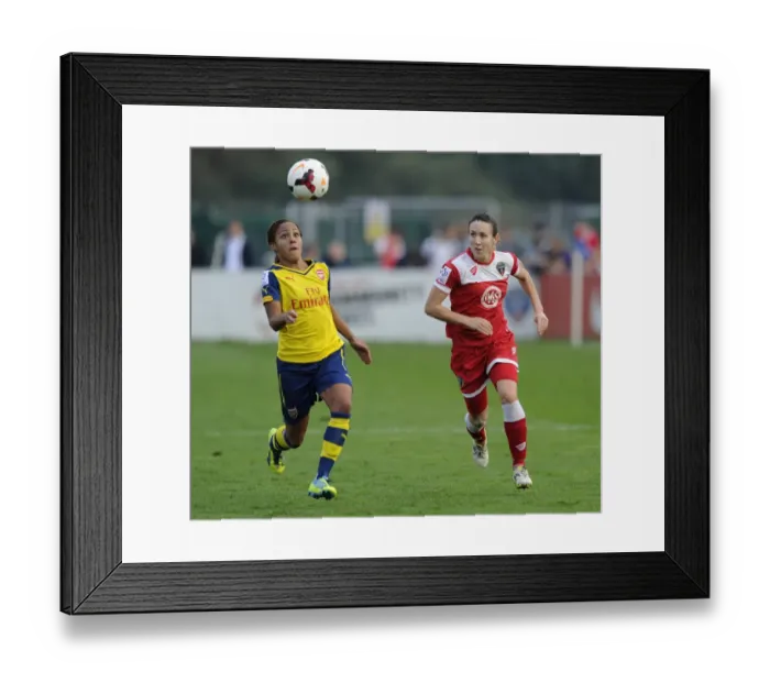 Framed Print : Thrilling FA WSL Moment: Corinne Yorston Chases Down Alex Scott