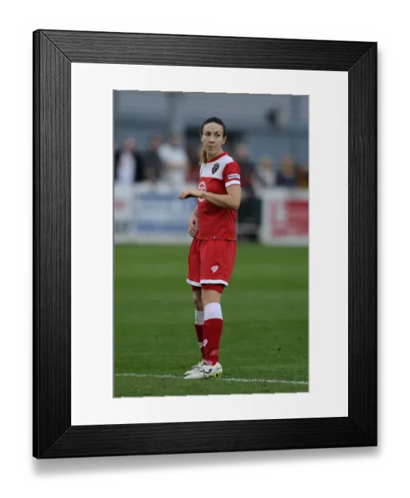 Framed Print : FA WSL Showdown: Corinne Yorston of Bristol Academy Faces Off Against Arsenal Ladies at SGS Wise Campus Framed Print : FA WSL Showdown: Corinne Yorston of Bristol Academy Faces Off Against Arsenal Ladies at SGS Wise Campus