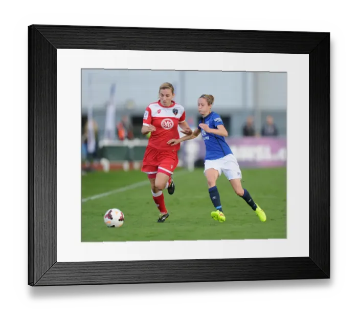 Framed Print : Bristol Academy v Everton Ladies 230814 Framed Print : Bristol Academy v Everton Ladies 230814