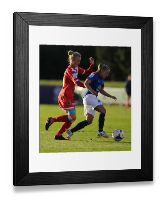 Framed Print : Bristol Academy vs Everton Ladies Clash: FAWSL Showdown (23rd August 2014) Framed Print : Bristol Academy vs Everton Ladies Clash: FAWSL Showdown (23rd August 2014)