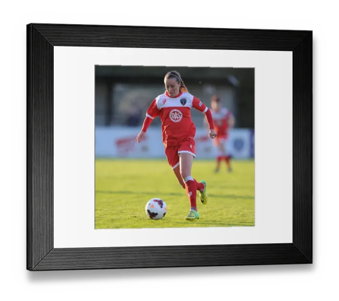 Framed Print : Clash at the Stadium: Bristol Academy vs Everton Ladies, 23rd August 2014 Framed Print : Clash at the Stadium: Bristol Academy vs Everton Ladies, 23rd August 2014