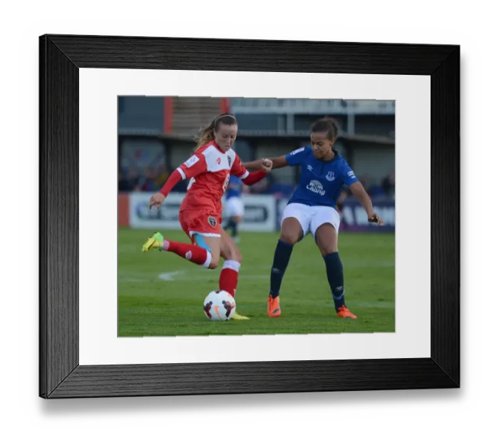 Framed Print : Bristol Academy v Everton Ladies 230814 Framed Print : Bristol Academy v Everton Ladies 230814