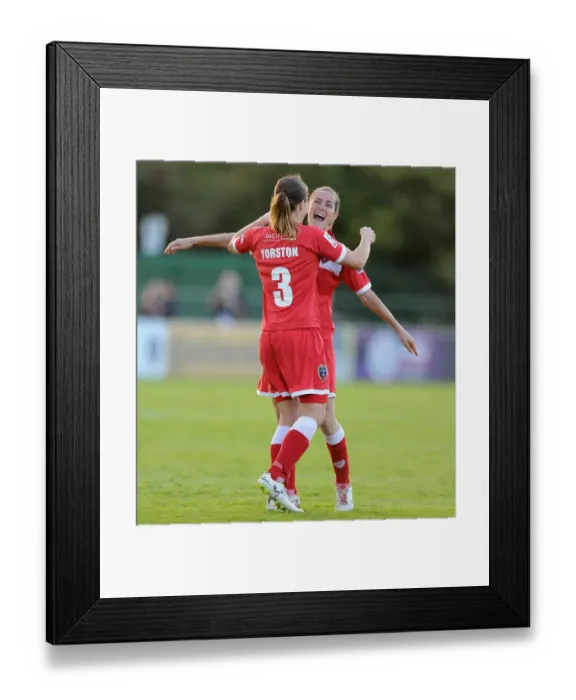 Framed Print : Bristol Academy vs Everton Ladies Clash (23rd August 2014)