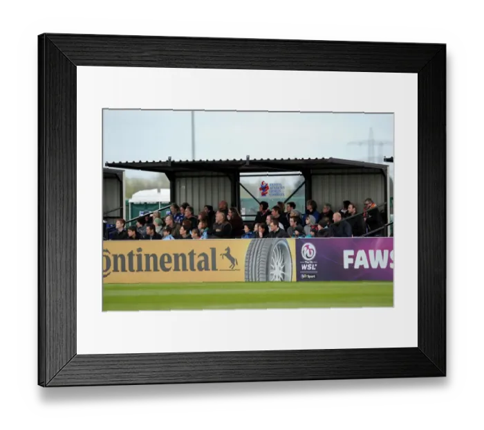 Framed Print : 1, 300 Strong: Bristol Academy vs. Chelsea Ladies - FA Womens Super League Match at Gifford Stadium Framed Print : 1, 300 Strong: Bristol Academy vs. Chelsea Ladies - FA Womens Super League Match at Gifford Stadium