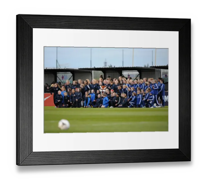 Framed Print : Bristol Academy and Chelsea Ladies Youth Teams Align for FA WSL Photo Shoot - Dougie Allward / JMP - 17.04.2014 Framed Print : Bristol Academy and Chelsea Ladies Youth Teams Align for FA WSL Photo Shoot - Dougie Allward / JMP - 17.04.2014