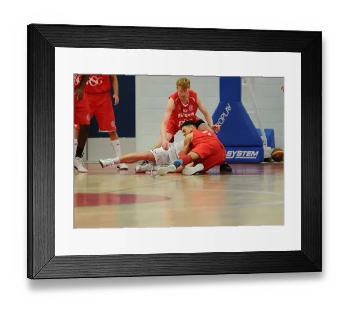 Framed Print : Intense Basketball Rivalry: Flyers vs Giants Showdown at SGS Wise Campus Framed Print : Intense Basketball Rivalry: Flyers vs Giants Showdown at SGS Wise Campus