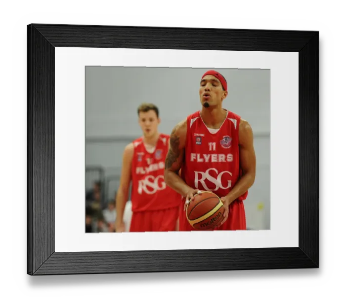 Framed Print : Intense Rivalry: Flyers vs. Giants Basketball Showdown Framed Print : Intense Rivalry: Flyers vs. Giants Basketball Showdown
