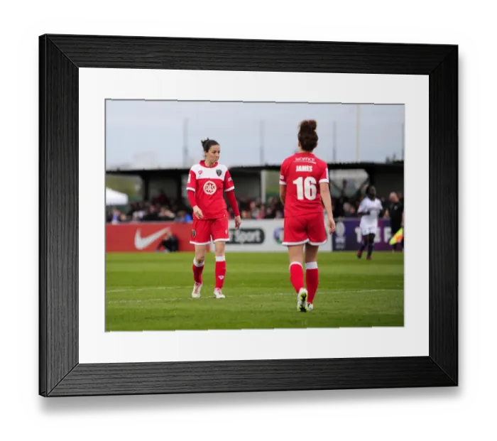 Framed Print : Bristol Academy's Natalia Pablos Sanchon Disappointed After Loss to Chelsea Ladies Framed Print : Bristol Academy's Natalia Pablos Sanchon Disappointed After Loss to Chelsea Ladies