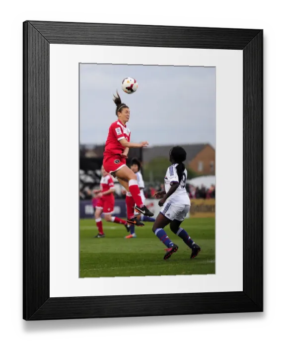 Framed Print : FA Womens Super League: Thrilling Clash between Bristol Academy and Chelsea Ladies at Gifford Stadium Framed Print : FA Womens Super League: Thrilling Clash between Bristol Academy and Chelsea Ladies at Gifford Stadium