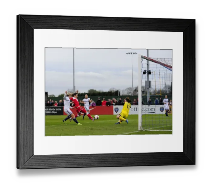 Framed Print : Bristol Academy vs. Chelsea Ladies Clash in FA Womens Super League Match