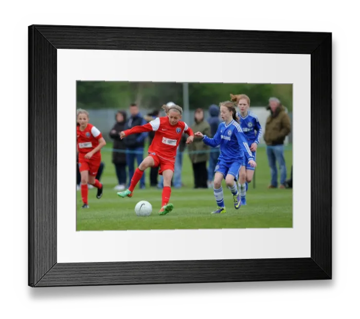 Framed Print : Bristol Academy vs. Chelsea Ladies Youth: A Football Rivalry at Gifford Stadium (FA Womens Super League) Framed Print : Bristol Academy vs. Chelsea Ladies Youth: A Football Rivalry at Gifford Stadium (FA Womens Super League)