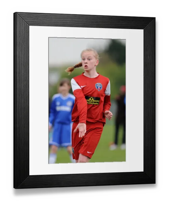 Framed Print : Rivalry on the Field: Bristol Academy vs. Chelsea Ladies Youth Football Match at Gifford Stadium Framed Print : Rivalry on the Field: Bristol Academy vs. Chelsea Ladies Youth Football Match at Gifford Stadium