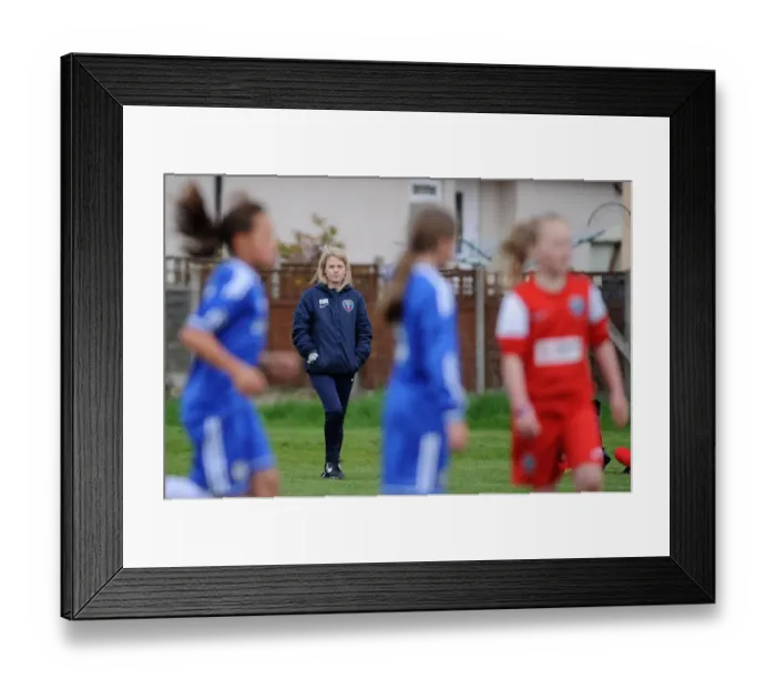 Framed Print : Bristol Academy vs. Chelsea Ladies Youth: A Football Rivalry at Gifford Stadium (FA WSL Youth)