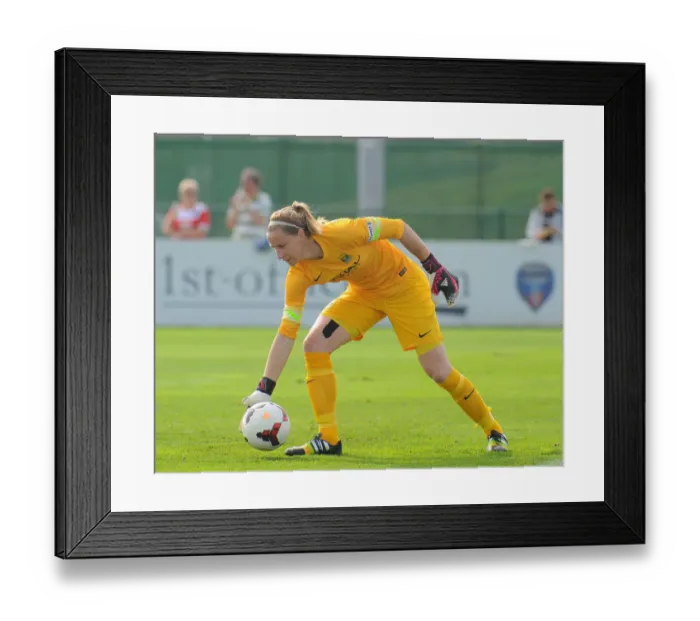 Framed Print : Bristol City FC vs Manchester City Ladies: Karen Bardsley in Action Framed Print : Bristol City FC vs Manchester City Ladies: Karen Bardsley in Action