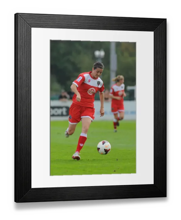 Framed Print : Bristol City FC: Natalia Pablos Sanchon in Action against Manchester City Ladies, SGS Wise Campus, 2014 Framed Print : Bristol City FC: Natalia Pablos Sanchon in Action against Manchester City Ladies, SGS Wise Campus, 2014