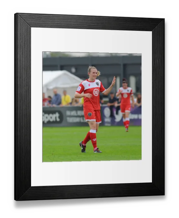 Framed Print : Bristol City FC: Frankie Brown in Action - BAWFC vs Man City Ladies, SGS Wise Campus