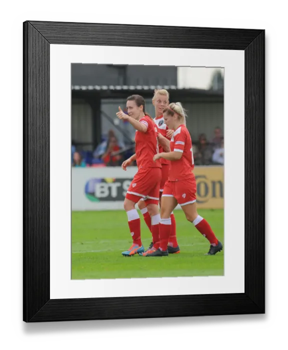 Framed Print : Bristol City Women: Corinne Yorston Scores Historic Goal Against Manchester City Ladies Framed Print : Bristol City Women: Corinne Yorston Scores Historic Goal Against Manchester City Ladies