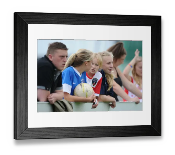 Framed Print : Battle in the Women's Super League: Bristol Academy vs Manchester City