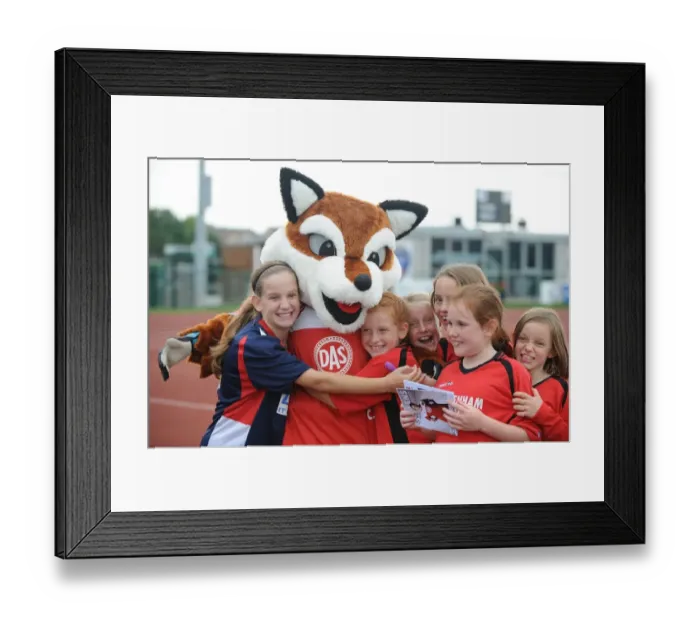 Framed Print : Young Fans Cheer on Thrilling WSL Match: Bristol Academy Women vs Manchester City Women