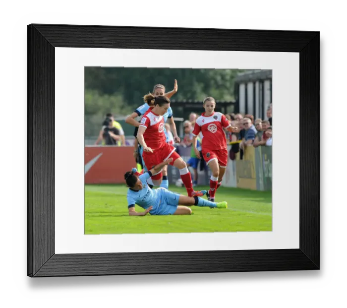 Framed Print : Tactical Battle: Yorston vs. Harding - Bristol Academy Women vs. Manchester City Women Framed Print : Tactical Battle: Yorston vs. Harding - Bristol Academy Women vs. Manchester City Women