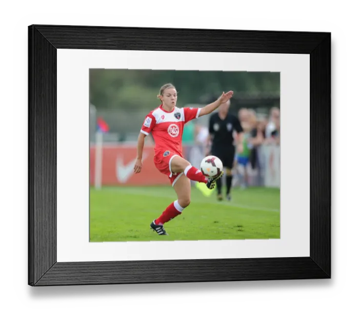 Framed Print : Bristol Academy's Loren Dykes in Action against Manchester City - Women's Super League Framed Print : Bristol Academy's Loren Dykes in Action against Manchester City - Women's Super League