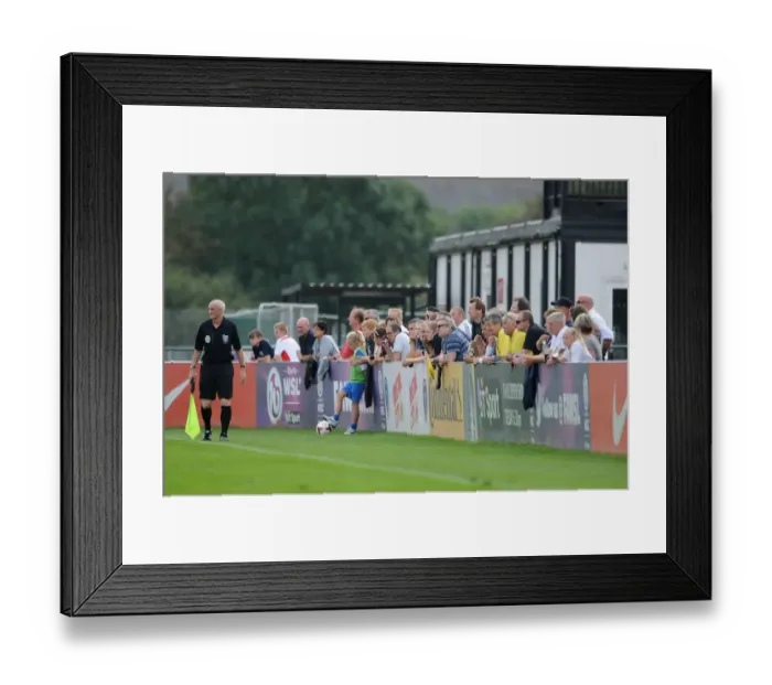Framed Print : Bristol City FC: A Sea of Supporters at SGS Wise Campus for Women's Super League Match: Bristol Academy vs Manchester City