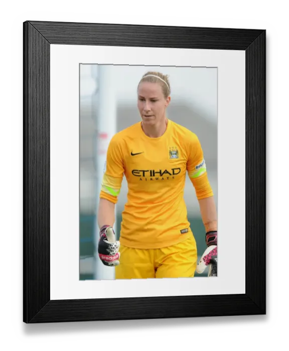 Framed Print : Karen Bardsley in Action: Manchester City Women vs. Bristol Academy Women (WSL) Framed Print : Karen Bardsley in Action: Manchester City Women vs. Bristol Academy Women (WSL)