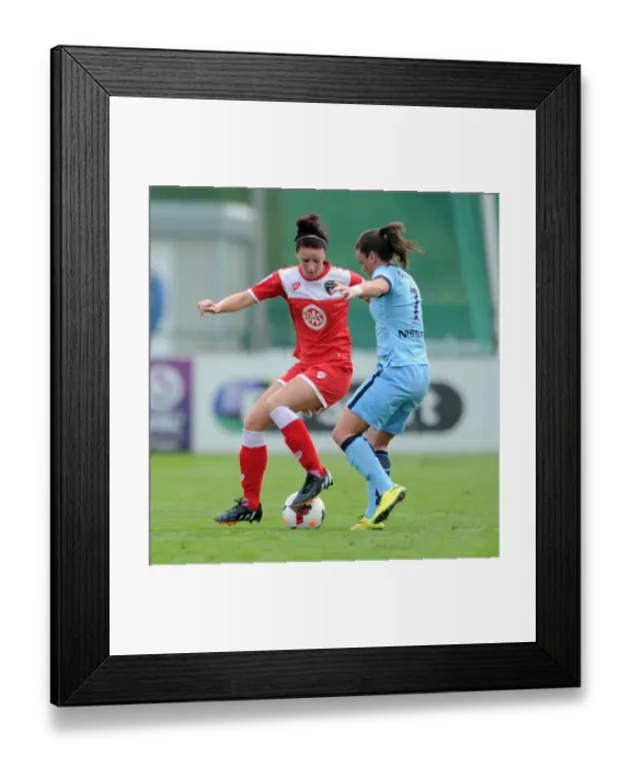 Framed Print : Intense Rivalry: Jasmine Matthews vs Krystle Johnston - A Pivotal Moment in WSL Action Framed Print : Intense Rivalry: Jasmine Matthews vs Krystle Johnston - A Pivotal Moment in WSL Action