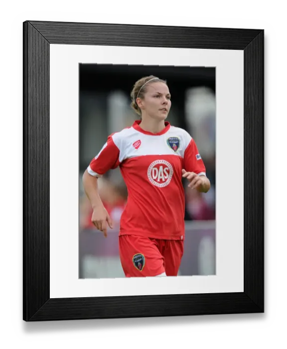 Framed Print : Women's Super League: Loren Dykes of Bristol Academy in Action Against Manchester City
