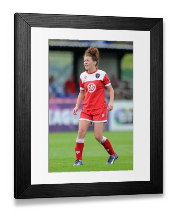 Framed Print : Jemma Rose in Action: Bristol Academy vs Manchester City Women's Super League Match