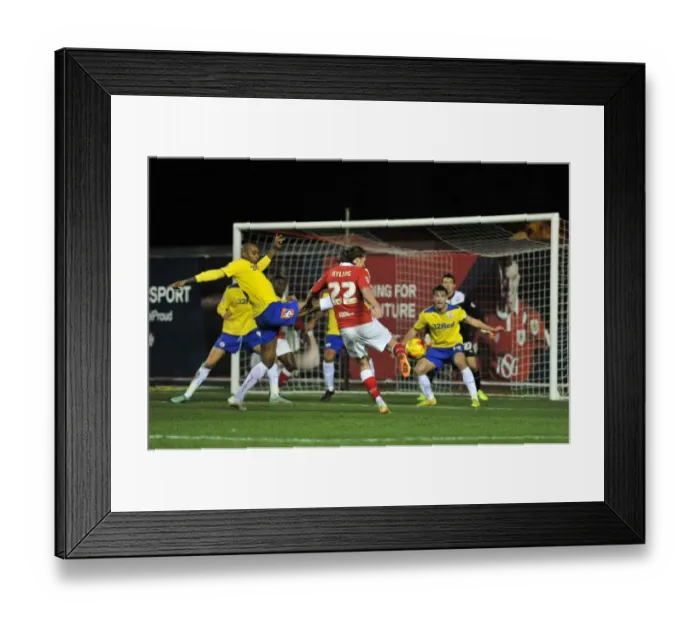 Framed Print : Bristol City's Luke Ayling in Action at Ashton Gate, December 2014
