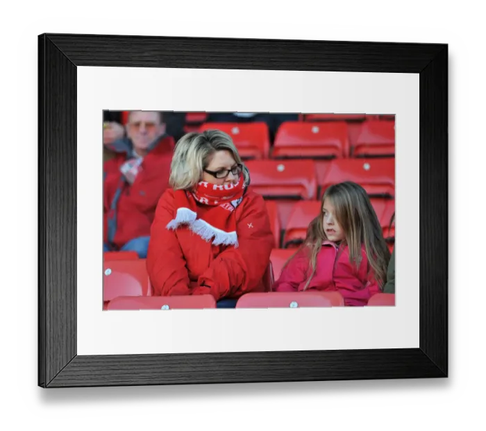 Framed Print : Intense Football Rivalry: A Sea of Passionate Bristol City Fans Framed Print : Intense Football Rivalry: A Sea of Passionate Bristol City Fans