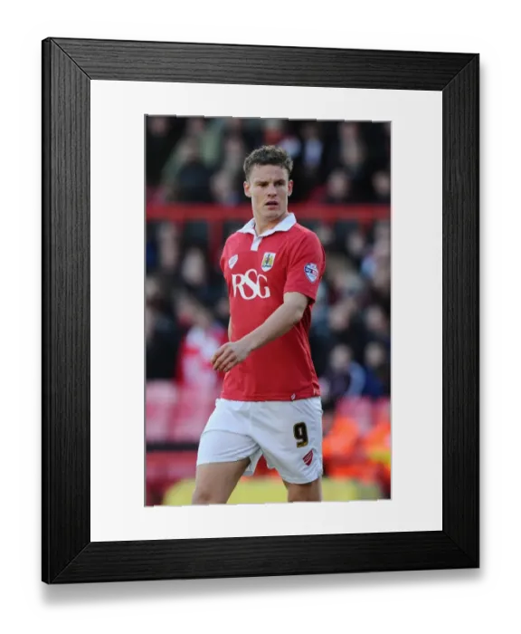 Framed Print : Bristol City vs Crawley Town: Matt Smith in Action at Ashton Gate, December 13, 2014 (Sky Bet League One)