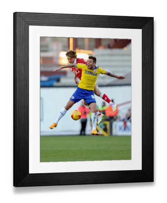Framed Print : Battling for Supremacy: Luke Freeman vs. Jimmy Smith in Bristol City's Clash with Crawley Town