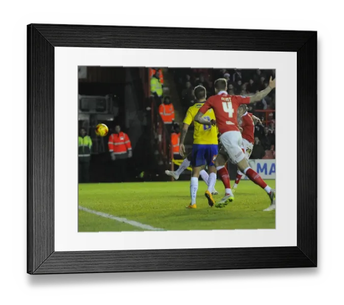 Framed Print : Last-Minute Thriller: Luke Ayling Scores the Winner for Bristol City against Crawley Town Framed Print : Last-Minute Thriller: Luke Ayling Scores the Winner for Bristol City against Crawley Town
