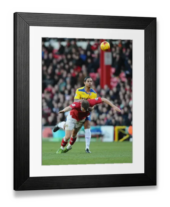 Framed Print : Bristol City vs Crawley Town: Matt Smith Fouls Dean Leacock Framed Print : Bristol City vs Crawley Town: Matt Smith Fouls Dean Leacock