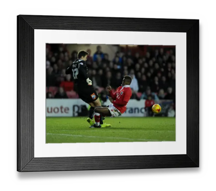 Framed Print : Narrowly Beating Kieran Agard to the Ball: A Tense Moment in Bristol City vs Crawley Town Football Match, December 2014 Framed Print : Narrowly Beating Kieran Agard to the Ball: A Tense Moment in Bristol City vs Crawley Town Football Match, December 2014