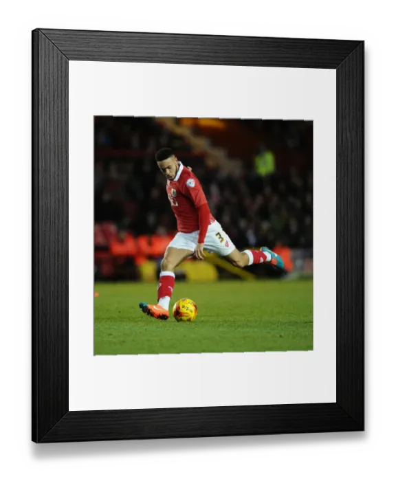 Framed Print : Bristol City's Derrick Williams Scores Against Crawley Town - Sky Bet League One, 13th December 2014