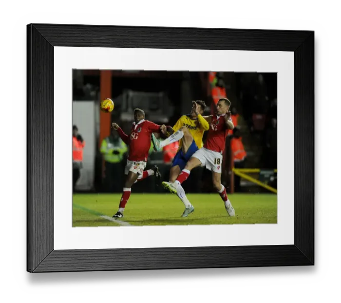 Framed Print : Intense Rivalry: Wilbraham and Agard Fight for Control in Bristol City vs Crawley Town Football Match, December 2014 Framed Print : Intense Rivalry: Wilbraham and Agard Fight for Control in Bristol City vs Crawley Town Football Match, December 2014
