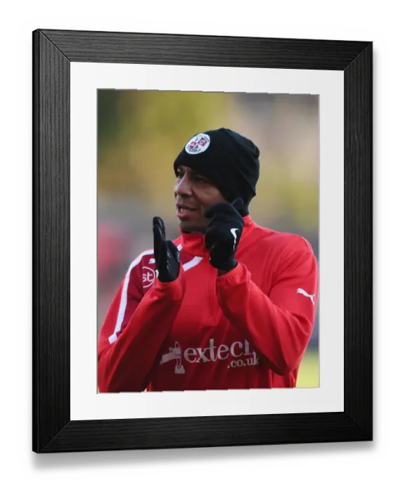 Framed Print : Former Hero's Homecoming: Marvin Elliott's Emotional Return to Ashton Gate with Crawley Town