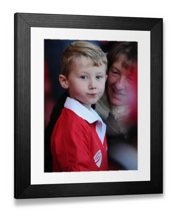 Framed Print : Intense Football Action: Bristol City vs Crawley Town, Sky Bet League One (December 13, 2014)