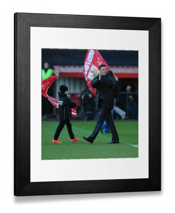 Framed Print : Steve Cotterill Leads Bristol City in Sky Bet League One Clash Against Crawley Town, December 2014