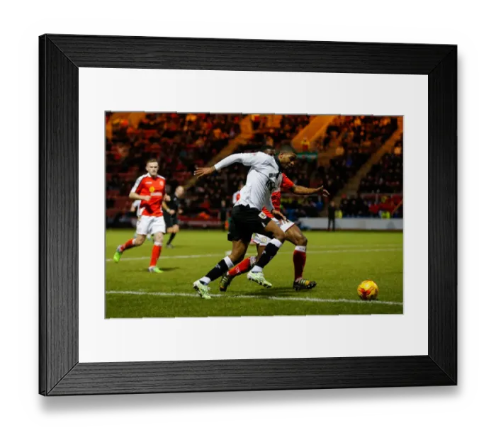 Framed Print : Mark Little vs Greg Leigh: Intense Battle in Crewe Alexandra vs Bristol City Football Match, 2014 Framed Print : Mark Little vs Greg Leigh: Intense Battle in Crewe Alexandra vs Bristol City Football Match, 2014