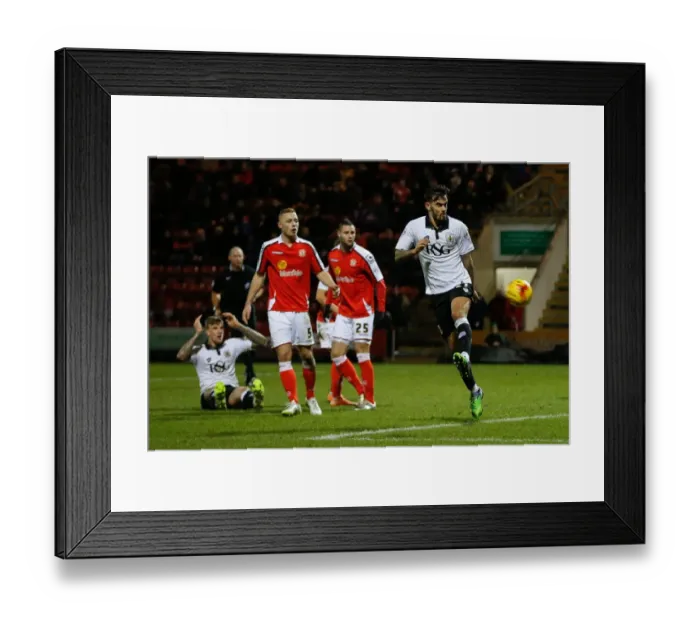 Framed Print : Marlon Pack Tries to Regain Control After Aden Flint's Missed Chance - Crewe Alexandra vs. Bristol City, 2014 Framed Print : Marlon Pack Tries to Regain Control After Aden Flint's Missed Chance - Crewe Alexandra vs. Bristol City, 2014
