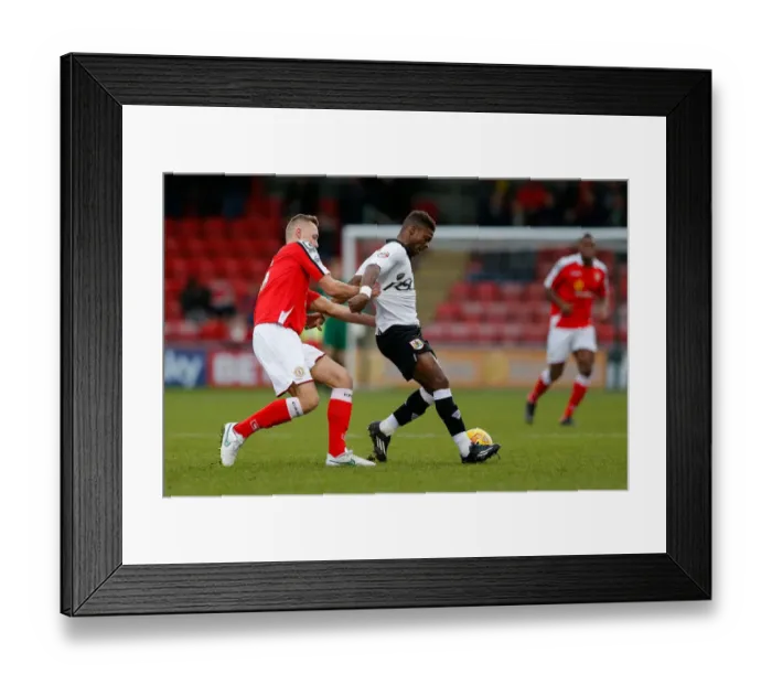 Framed Print : Kieran Agard vs George Ray: Intense Battle in Crewe Alexandra vs Bristol City Football Match, 2014 Framed Print : Kieran Agard vs George Ray: Intense Battle in Crewe Alexandra vs Bristol City Football Match, 2014