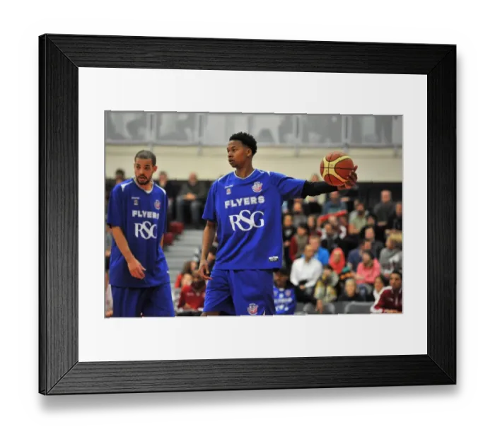 Framed Print : BBL Cup Semi-Finals: A Showdown between Bristol Flyers and Glasgow Rocks